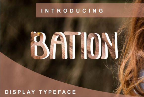 Bation Font for Handmade Creations