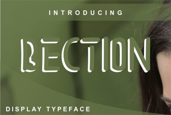 Bection: A Clean Display Font for Small Business Branding