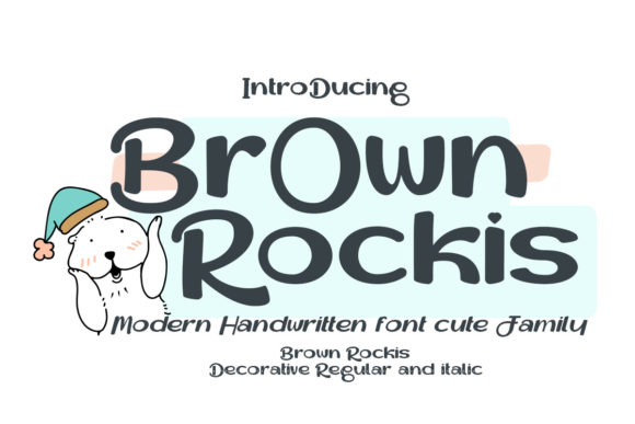 Brown Rockis: A Warm Display Font for Web Design