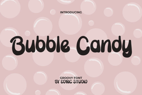 Bubble Candy Font for Handmade Creations