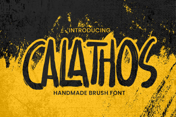 Calathos Font for Bold and Natural Branding