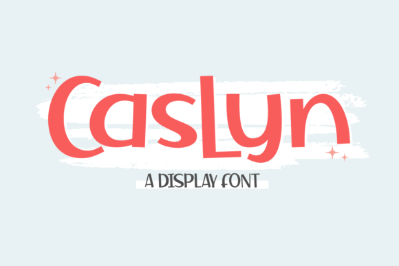 Caslyn: A Playful Display Font for Editorial Design