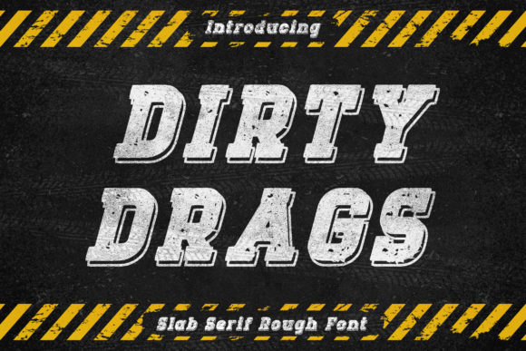 Dirty Drags Font: A Vintage Charm for Handmade Creations