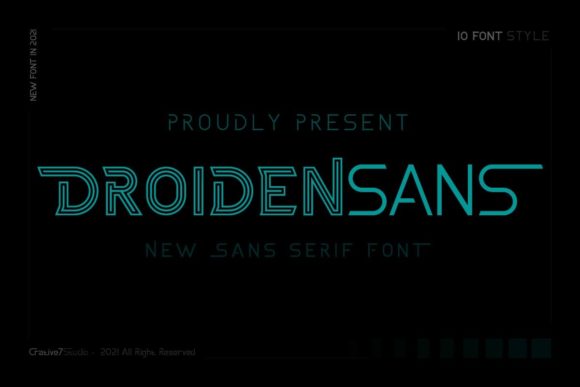 Droidensans Font for Modern Digital Marketing