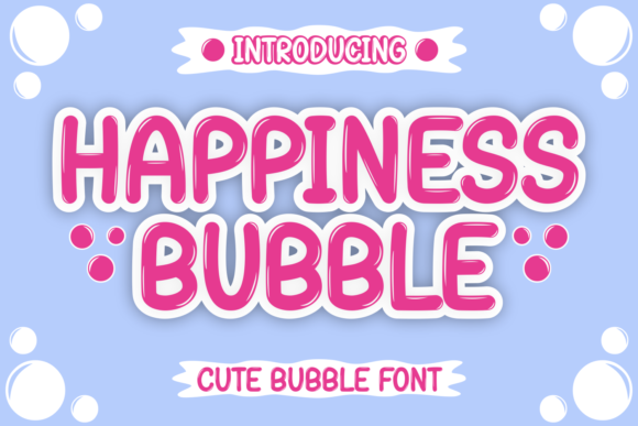 Elevate Your Handmade Creations with Happiness Bubble Font