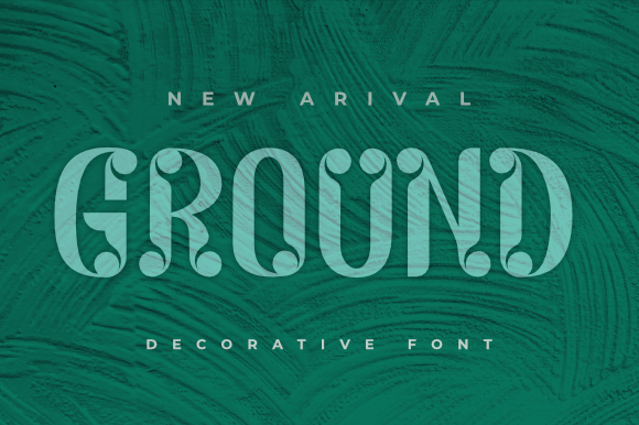 Ground Font for Clear, Chic Campaign Design