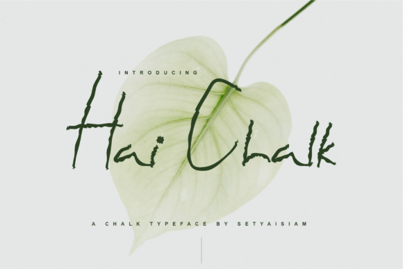 Hai Chalk: A Fresh Font for Modern Branding