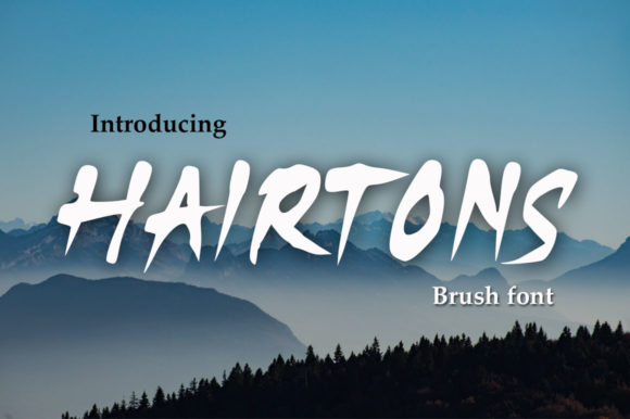 Hairtons: A Stylish Display Font for Editorial Design