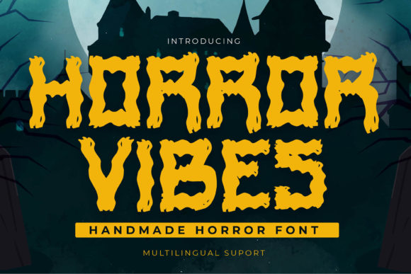 Horror Vibes Font for Web Design