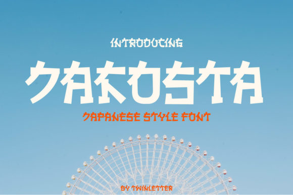 Jakosta Font for Handmade Creations