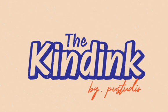 Kindink: A Retro Display Font for Bold Campaign Designs