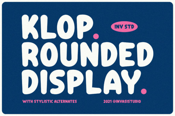 Klop: A Friendly Display Font for Creative Branding
