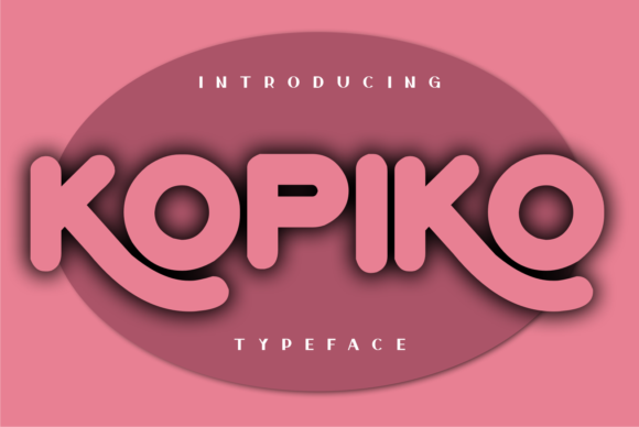 Kopiko Display Font for Editorial Design
