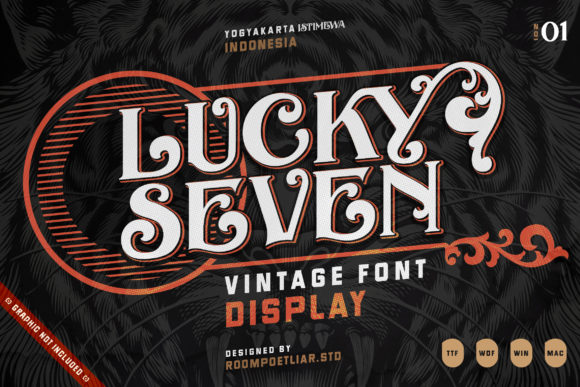 Lucky Seven Display Font Review