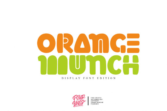 Orange Munch Font for Professional Branding