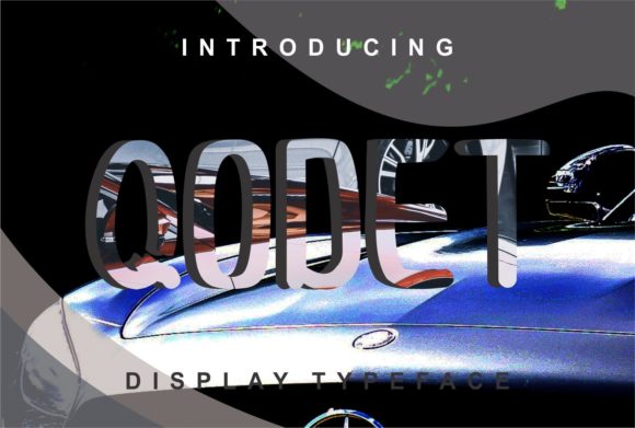 Qodet: A Versatile Display Font for Modern Editorial Design