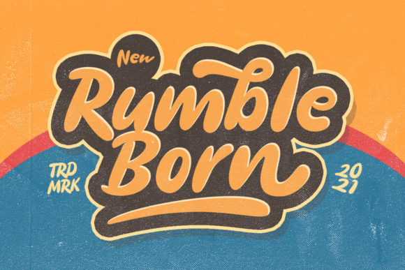 Rumble Born Font for Bold Branding and Visual Impact