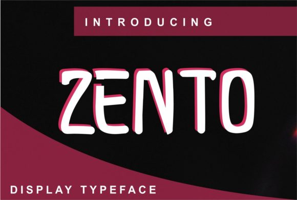 Zento Font for Eye-Catching Campaign Designs